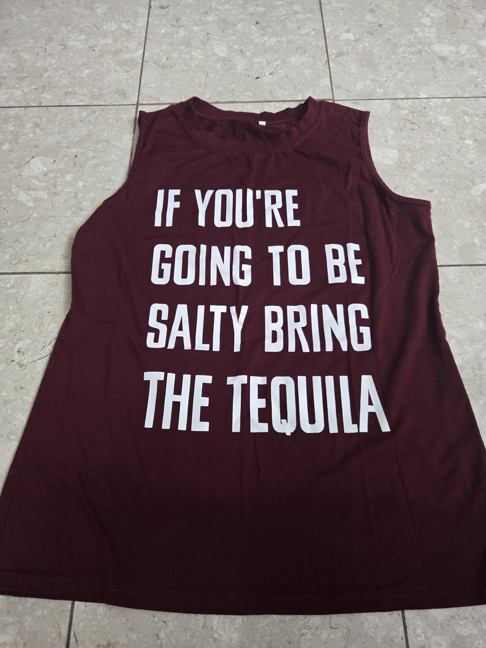 Women's Sleeveless Workout Top - If You're Going To Be Salty Bring The Tequila